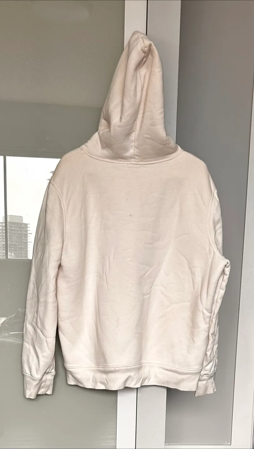 GAP Cream Sherpa Lined Zip Up Hoodie XXL image indicator(2)