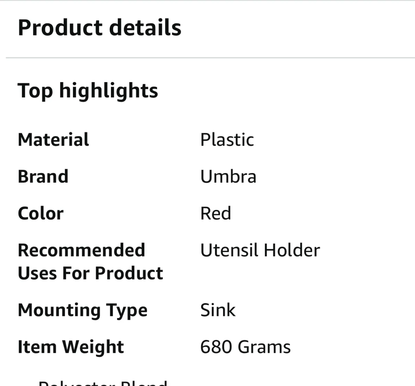 Umbra Red Dish Rack image indicator(3)