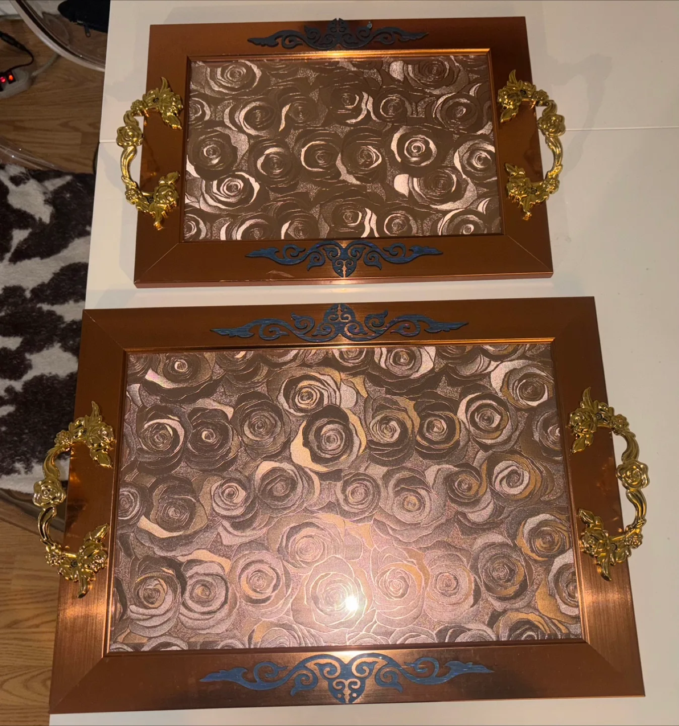 Decorative Serving Trays - Set of 2 thumbnail