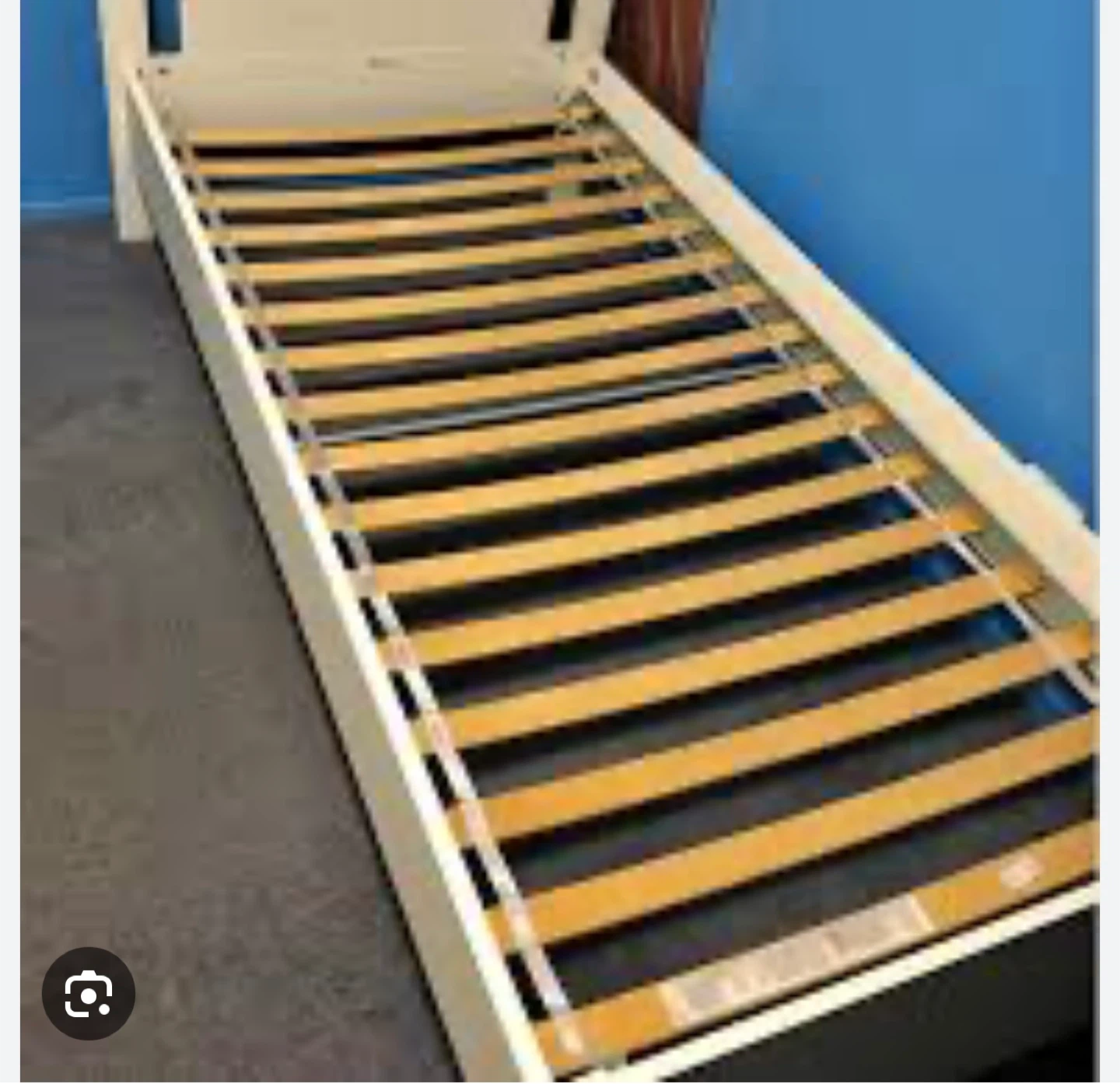 IKEA Hemnes White Twin Bed Frame with Slats