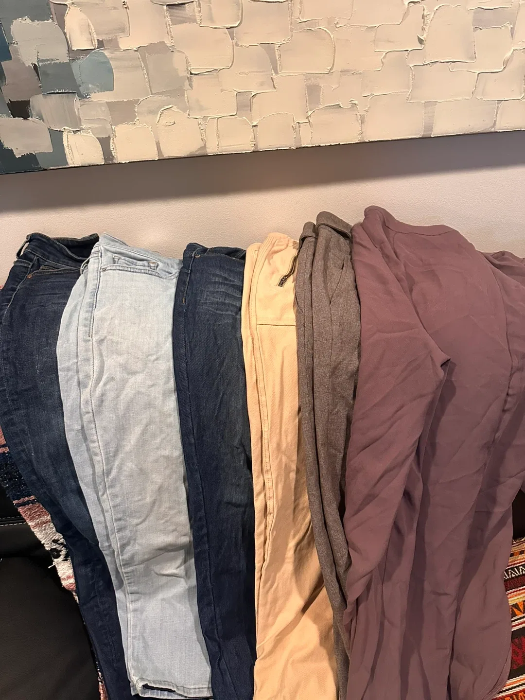 6 Assorted Jeans & Pants Bundle More 1 free thumbnail