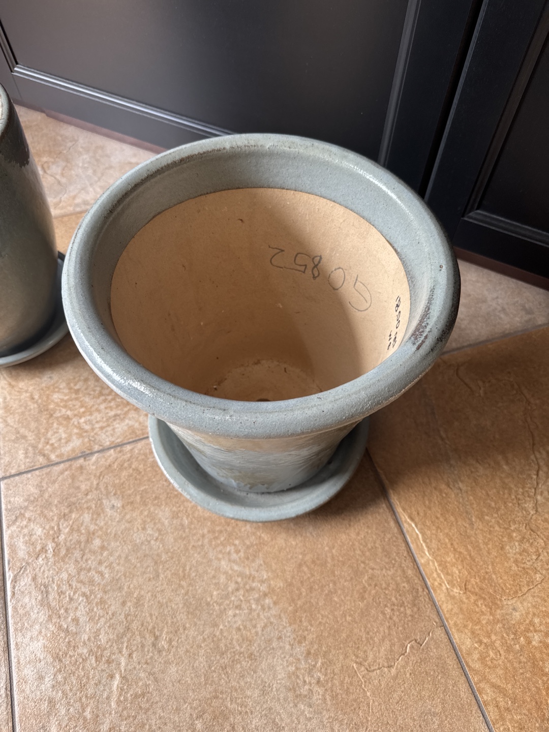 Ceramic Flower Pot with Saucer - photo 2