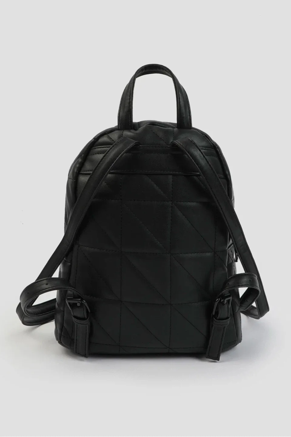 Aldo Black Quilted Mini Backpack image indicator(5)