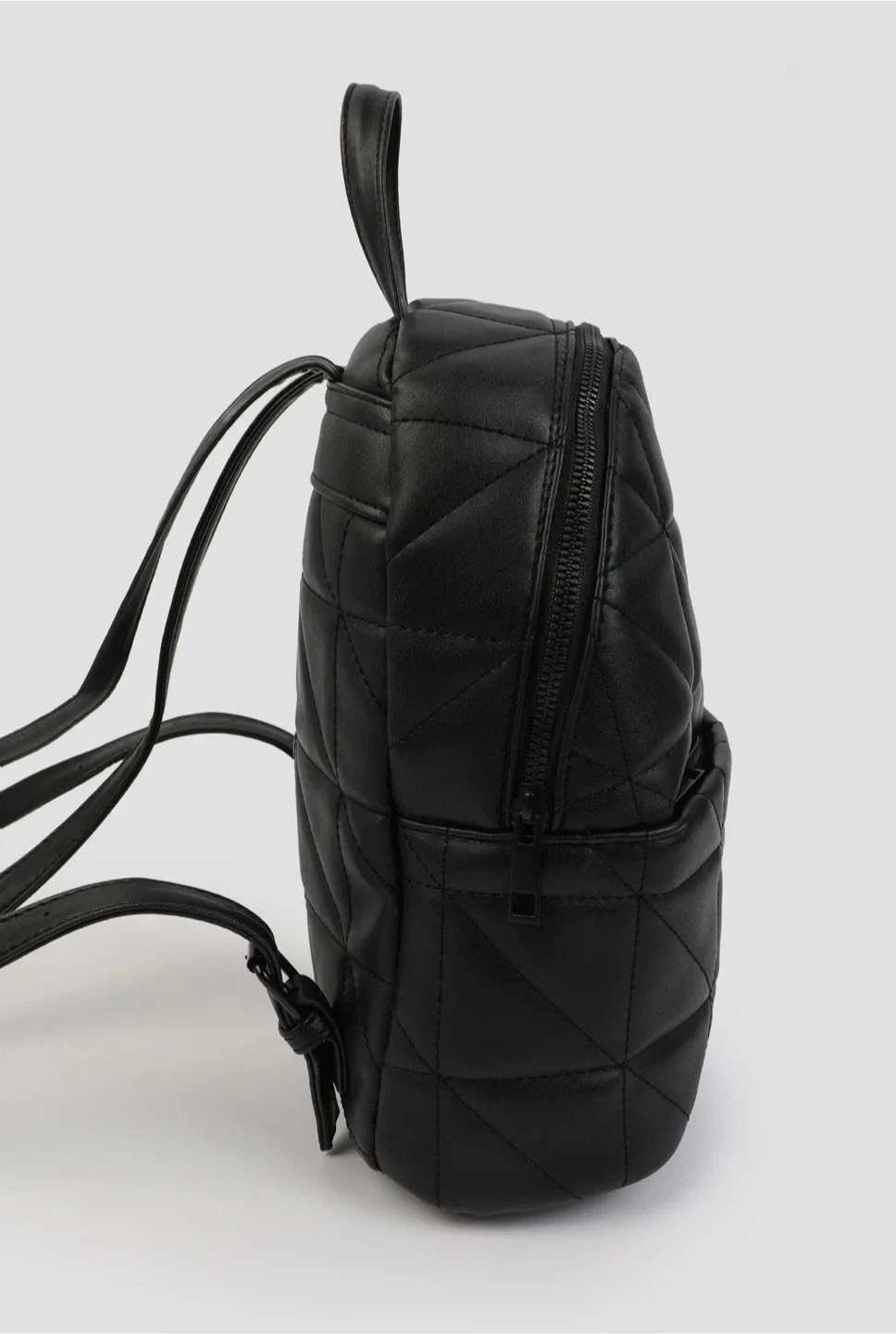 Aldo Black Quilted Mini Backpack image indicator(4)