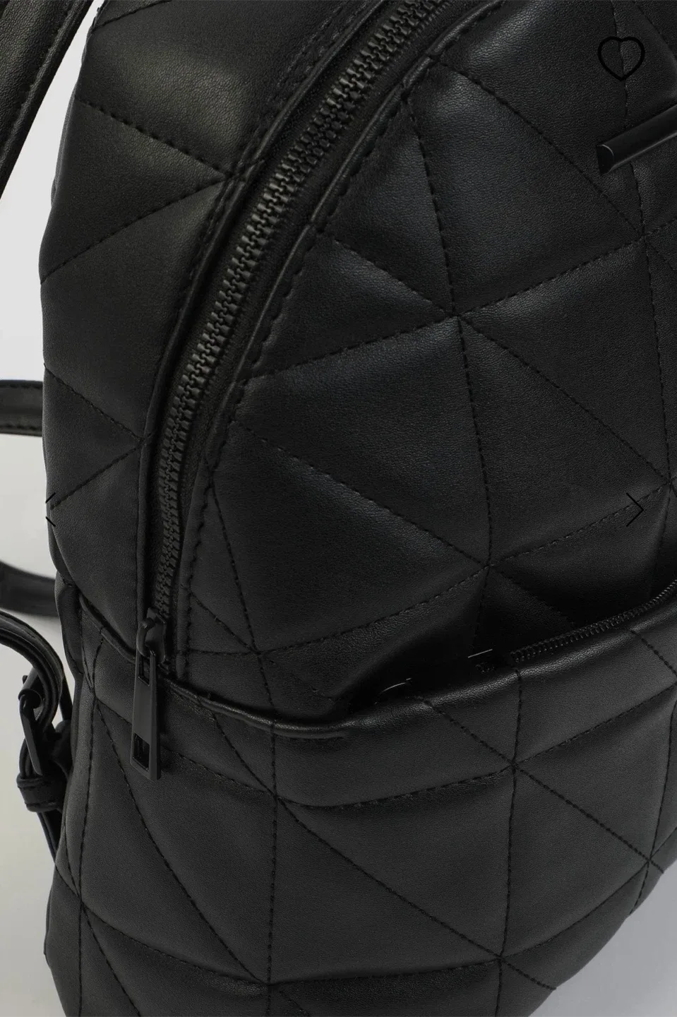 Aldo Black Quilted Mini Backpack image indicator(6)