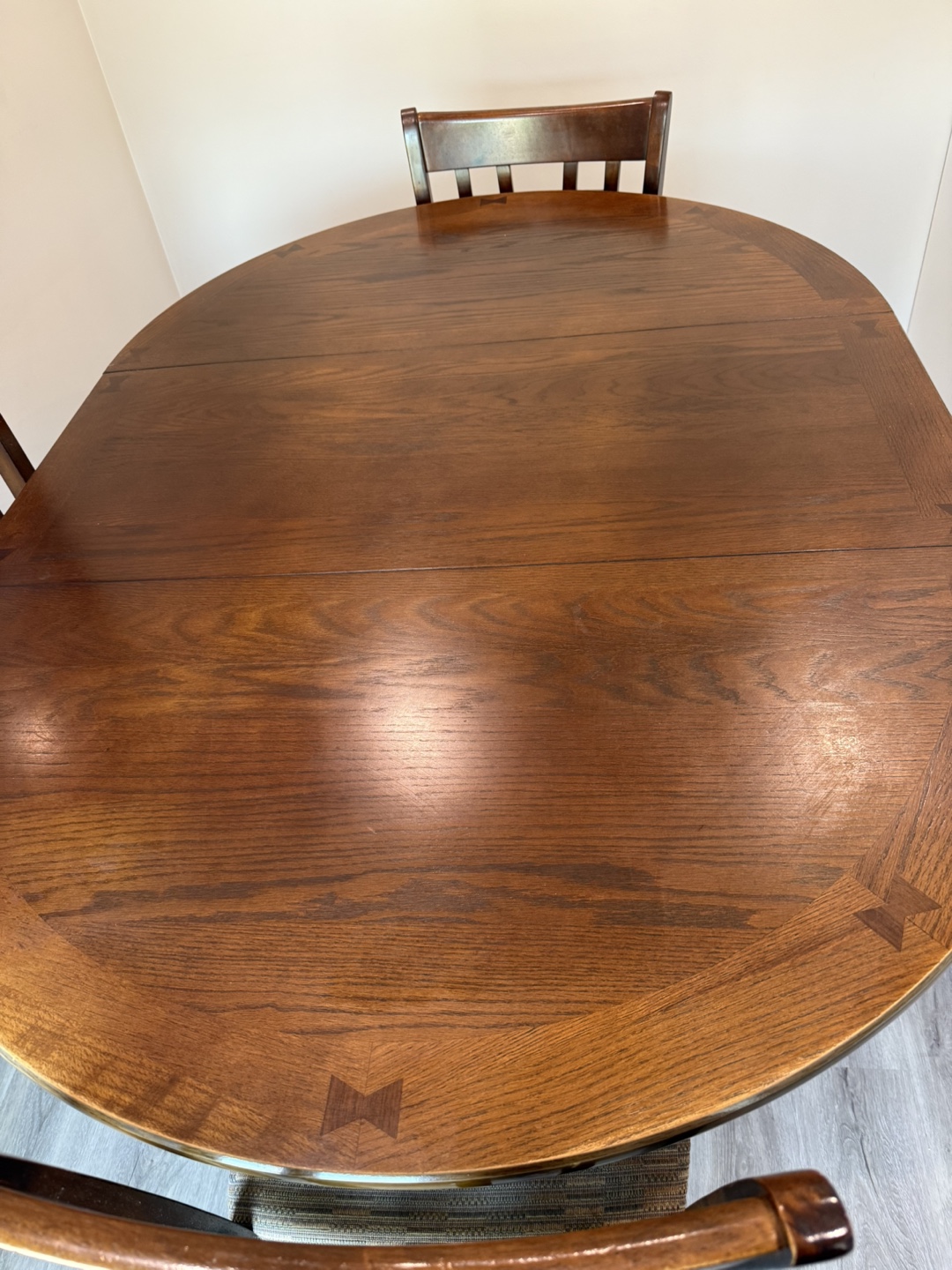 Wooden Dining Table with 4 Chairs - photo 2