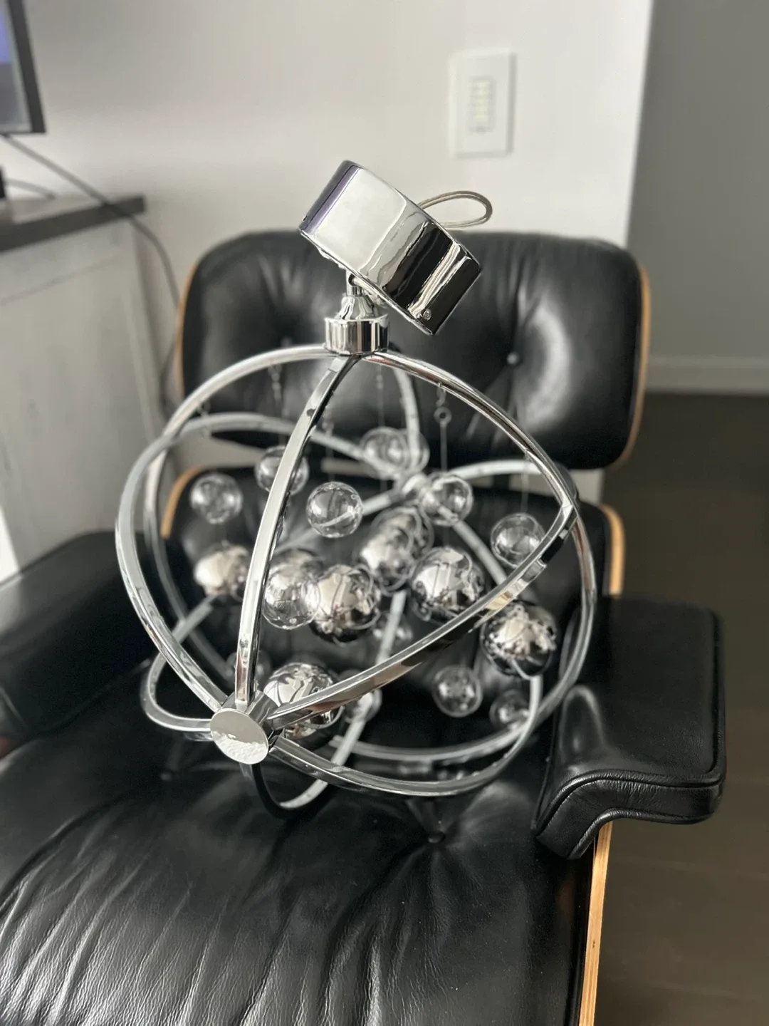 Chrome Atom Chandelier thumbnail