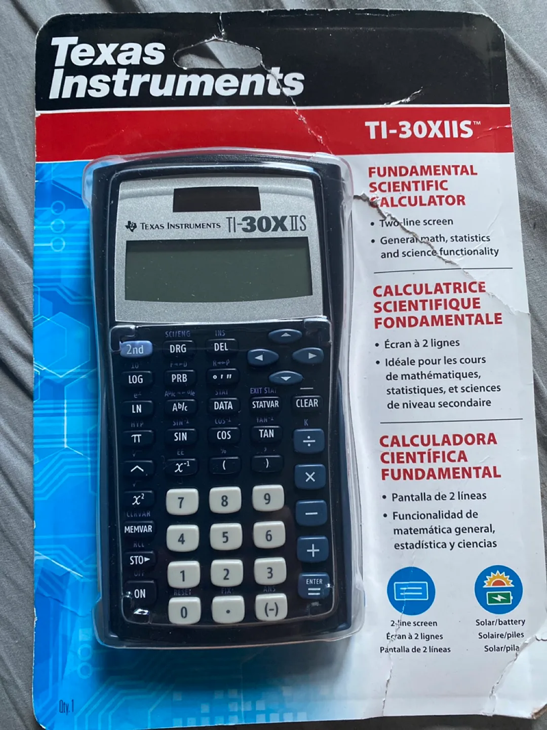 Texas Instruments TI-30XIIS Scientific Calculator thumbnail