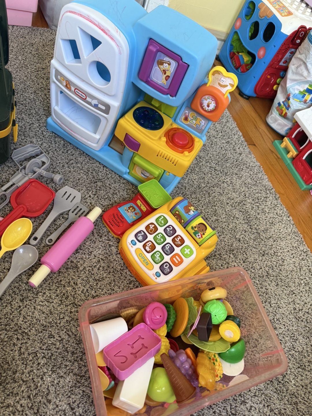 Kids Pretend Play Kitchen & Food Set - photo 3