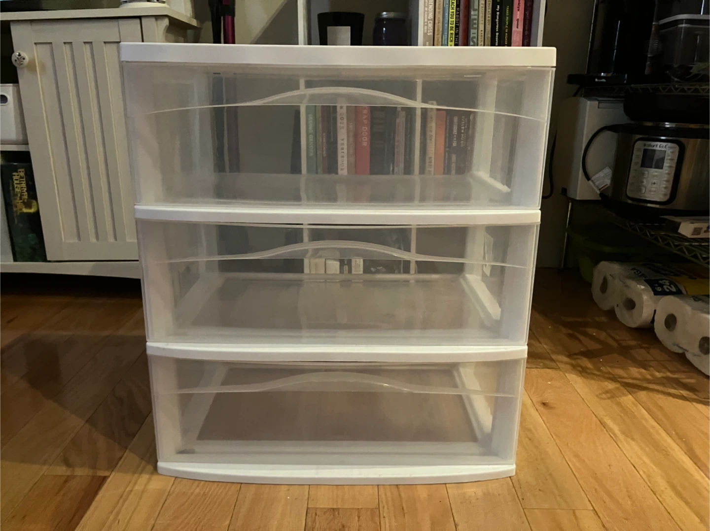 Sterilite plastic drawers
