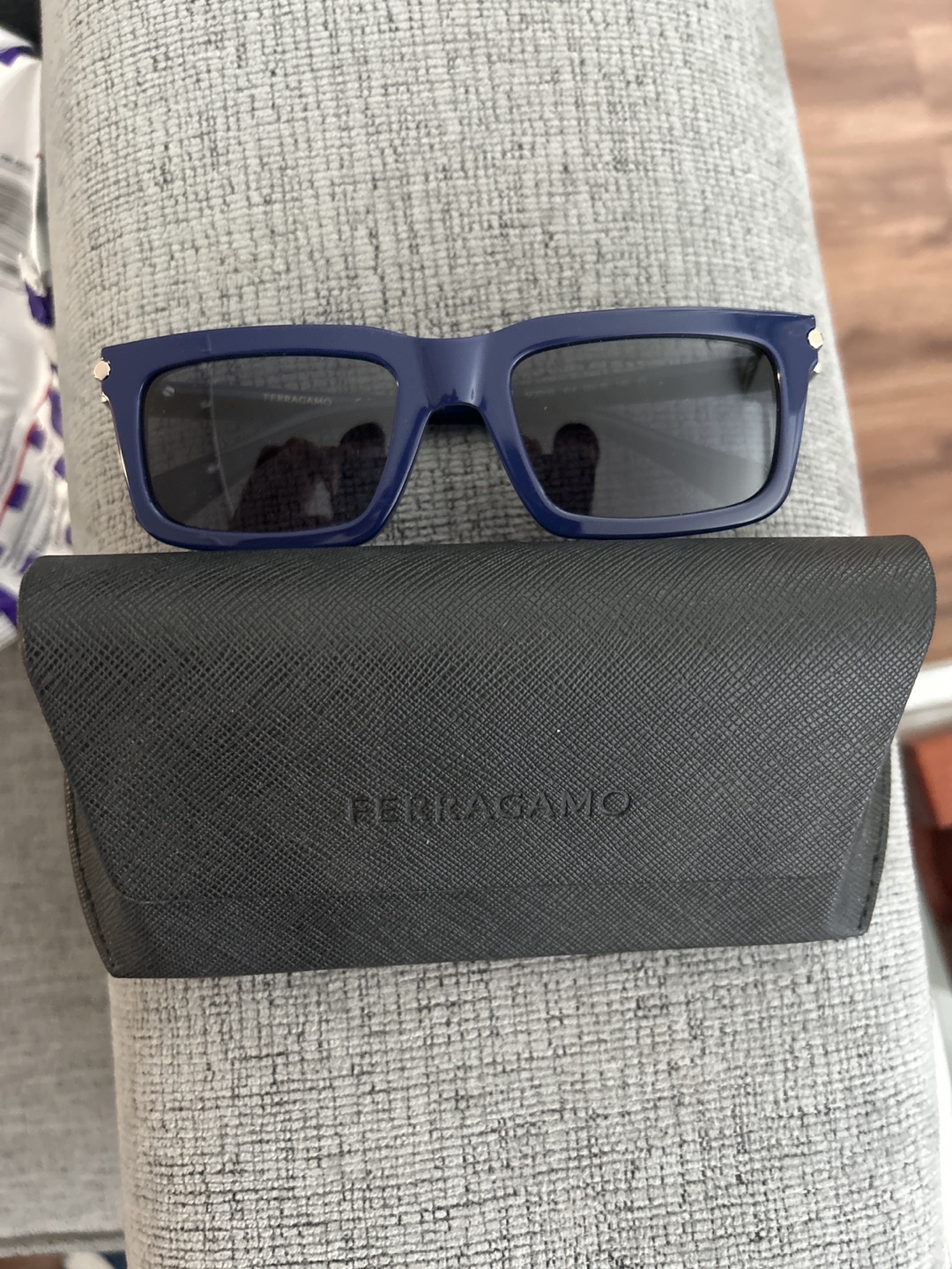 Salvatore Ferragamo Blue Sunglasses