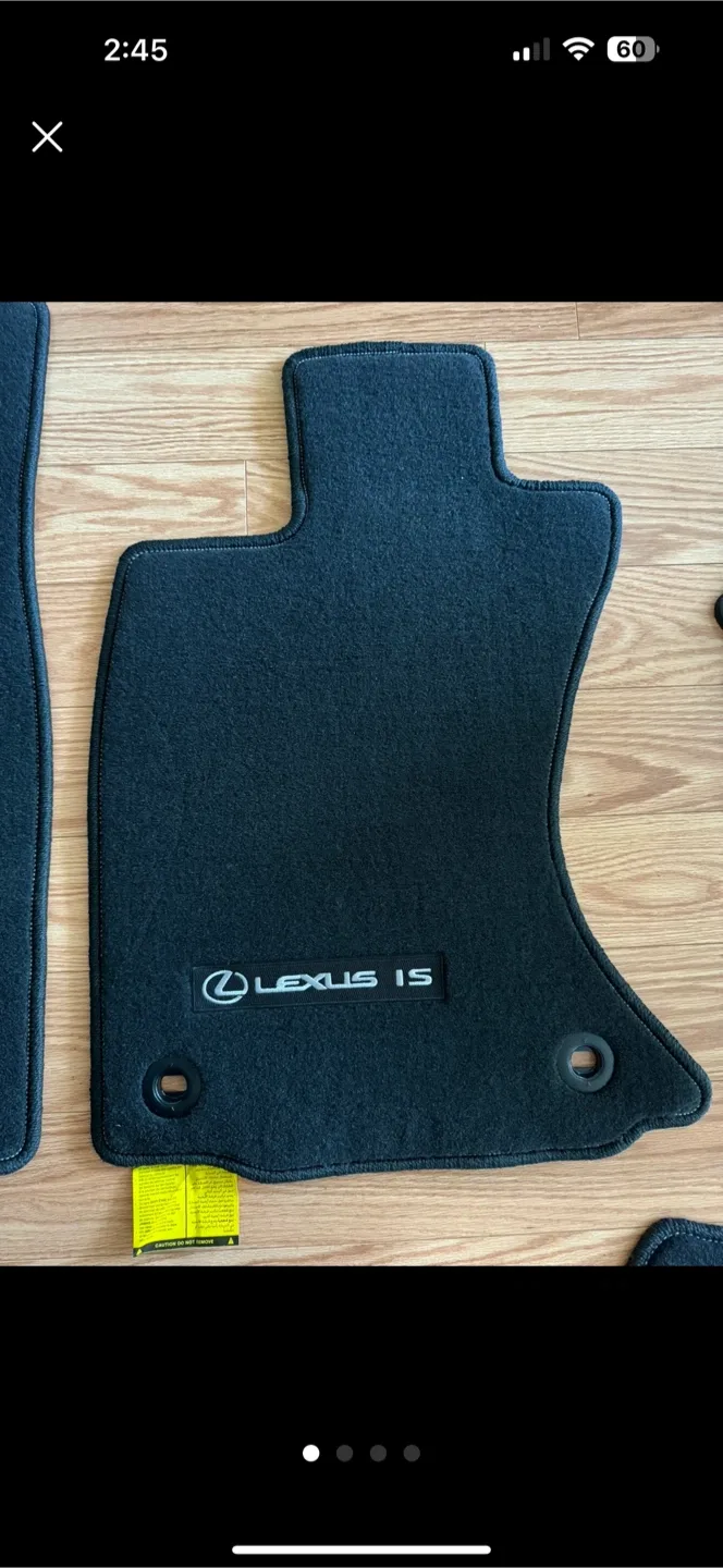 Lexus IS-300/350 WeatherTech Floor Mats image indicator(6)