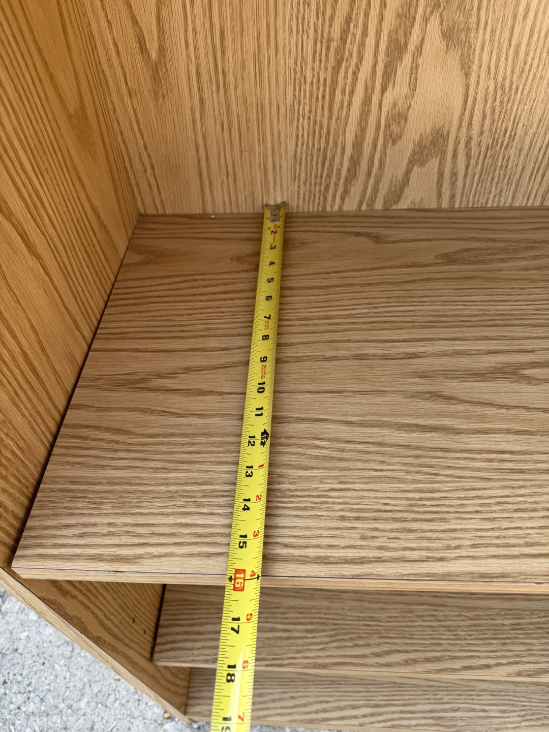 Wooden Bookcase with 5 Shelves - photo 5