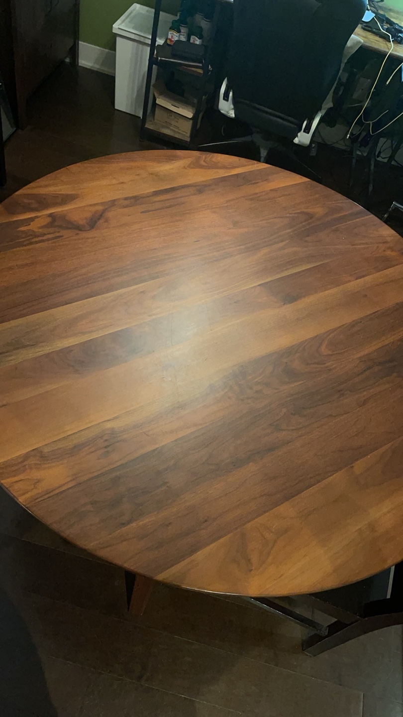Round Wooden Dining Table - photo 3