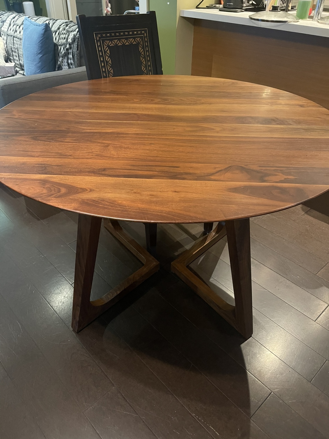 Round Wooden Dining Table