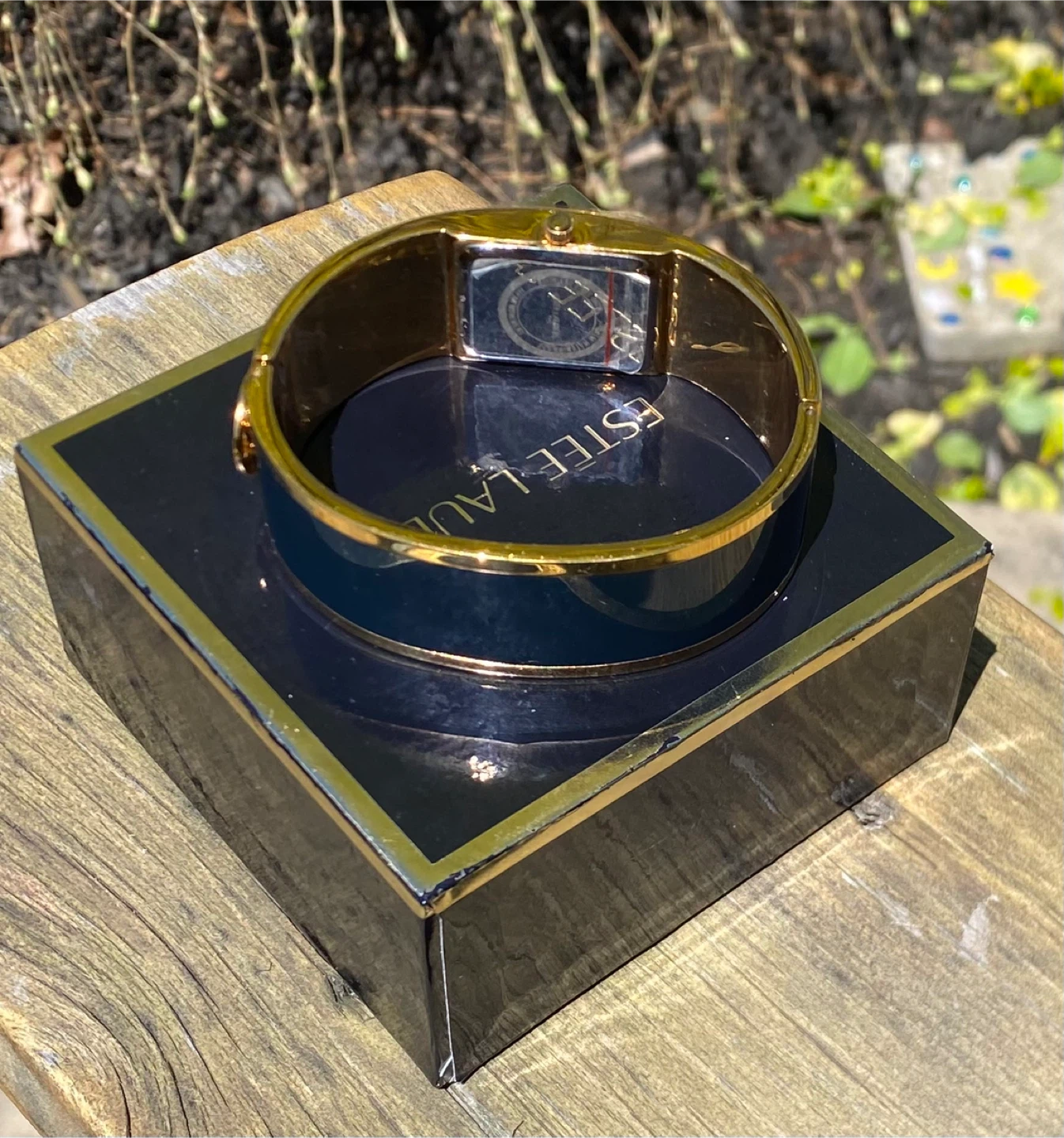 Estée Lauder Bangle Watch - Navy & Gold - photo 4