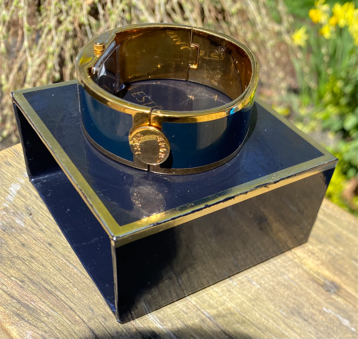 Estée Lauder Bangle Watch - Navy & Gold - photo 3