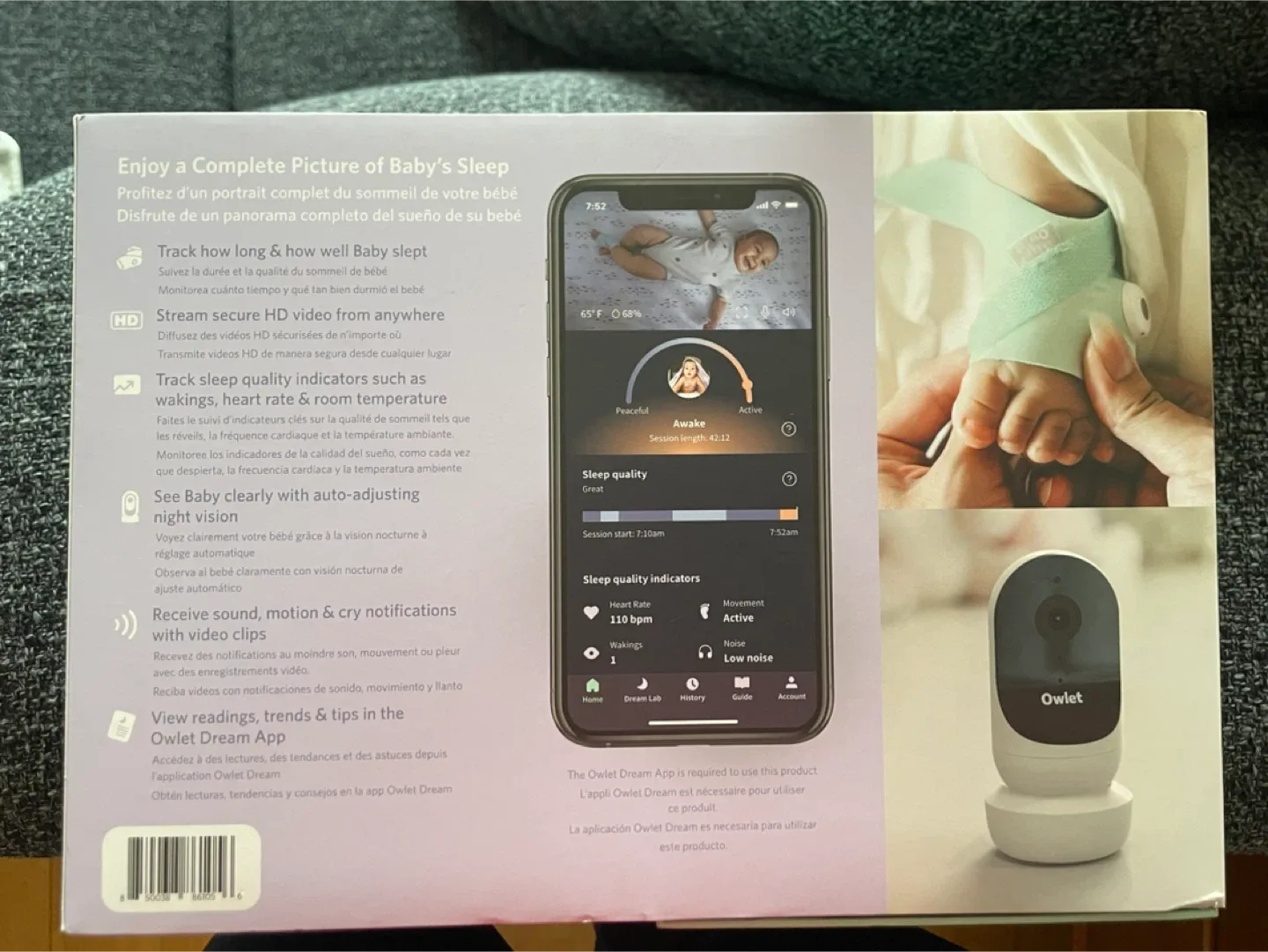 Owlet Cam 2 Baby Monitor - New in Box! image indicator(6)