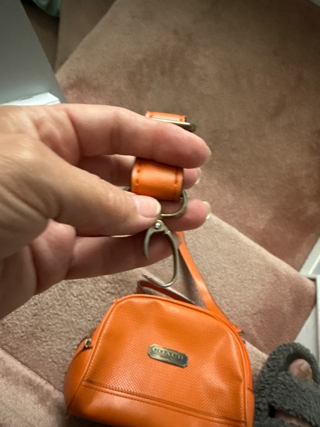 Coach Orange Crossbody Bag 🥕 image indicator(2)