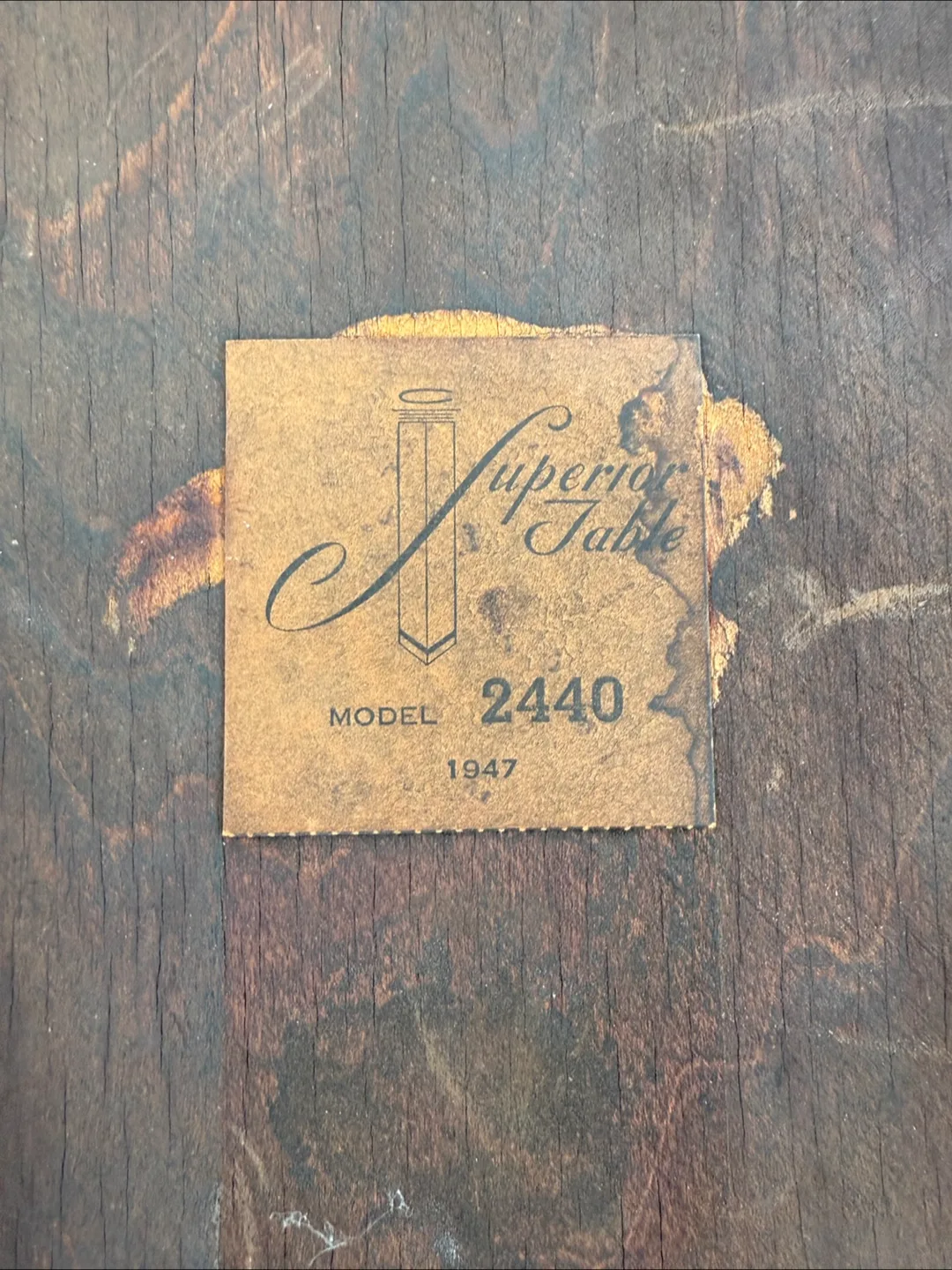 Superior Table Model 2440 image indicator(2)