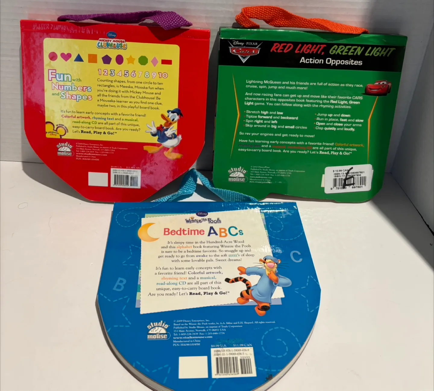Mickey Mouse -Winnie The Pooh - Cars - Disney w/ Music CD’s image indicator(2)