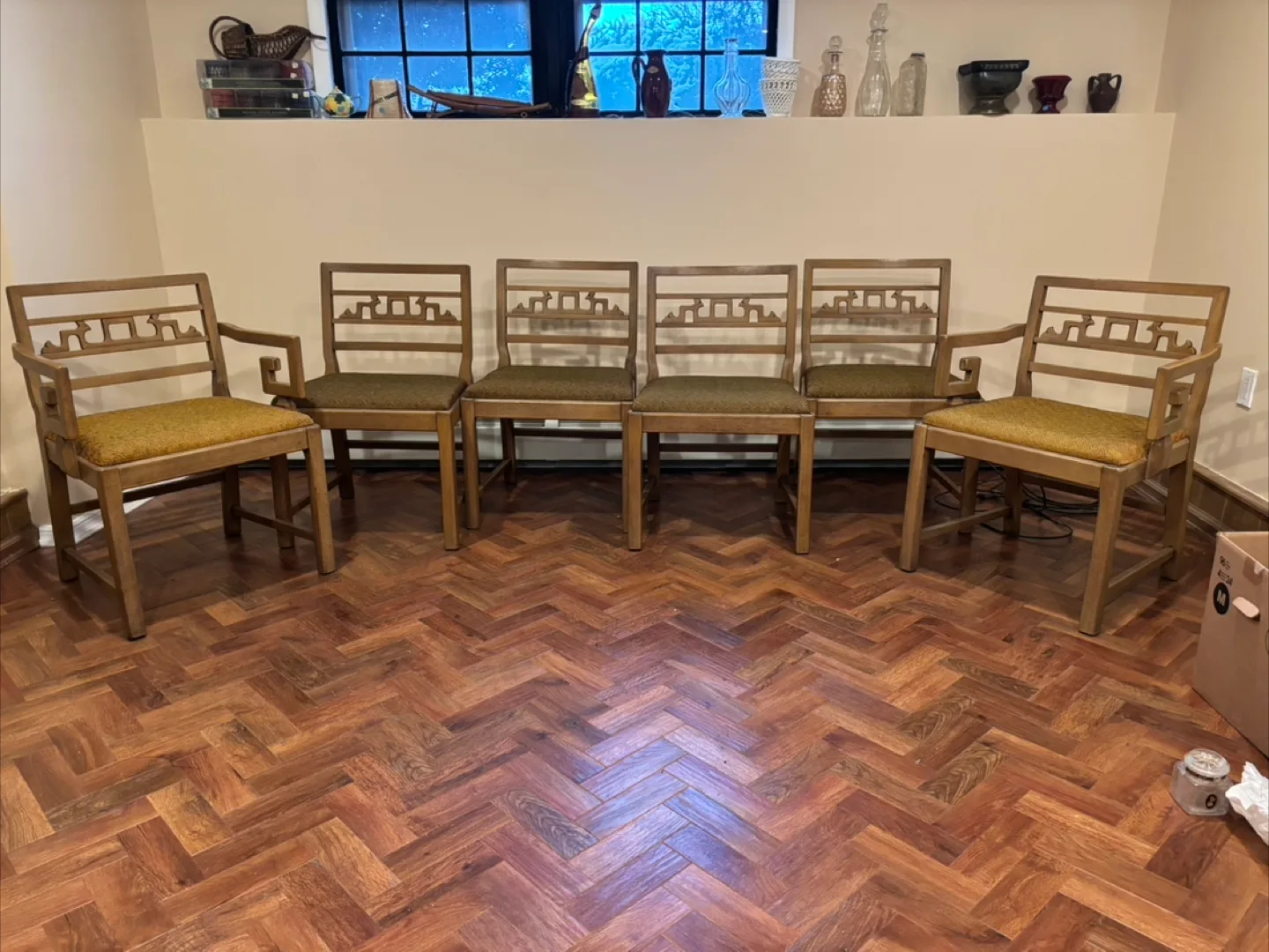 Must move soon! Lowering prices for Vintage Dining room set image indicator(3)