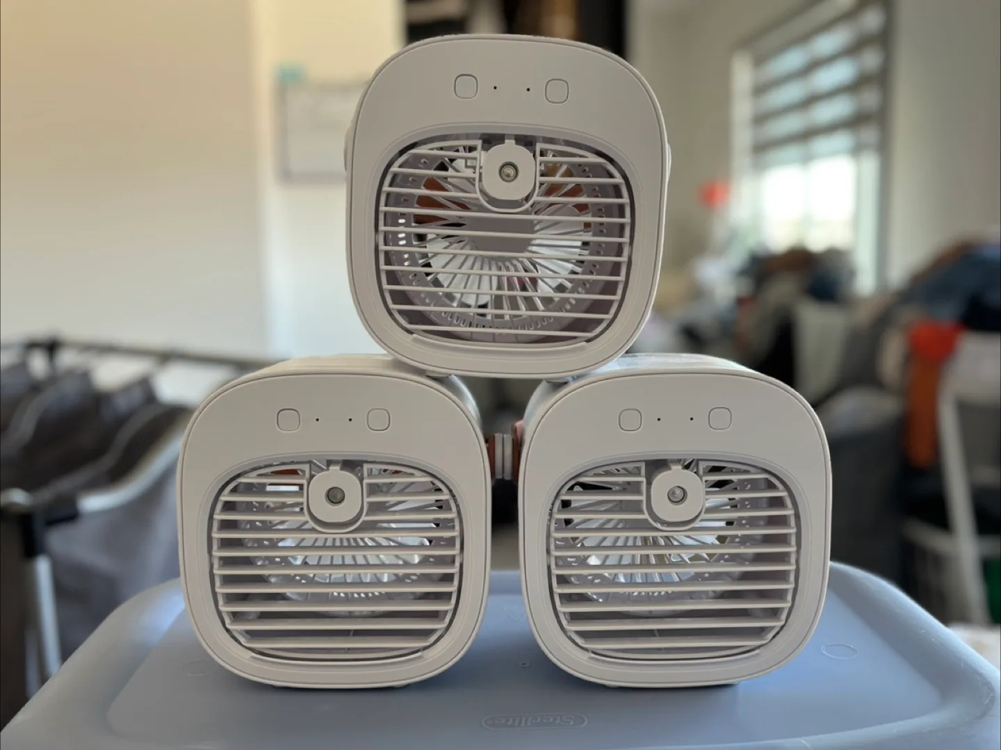 Personal Air Cooler Fan - White