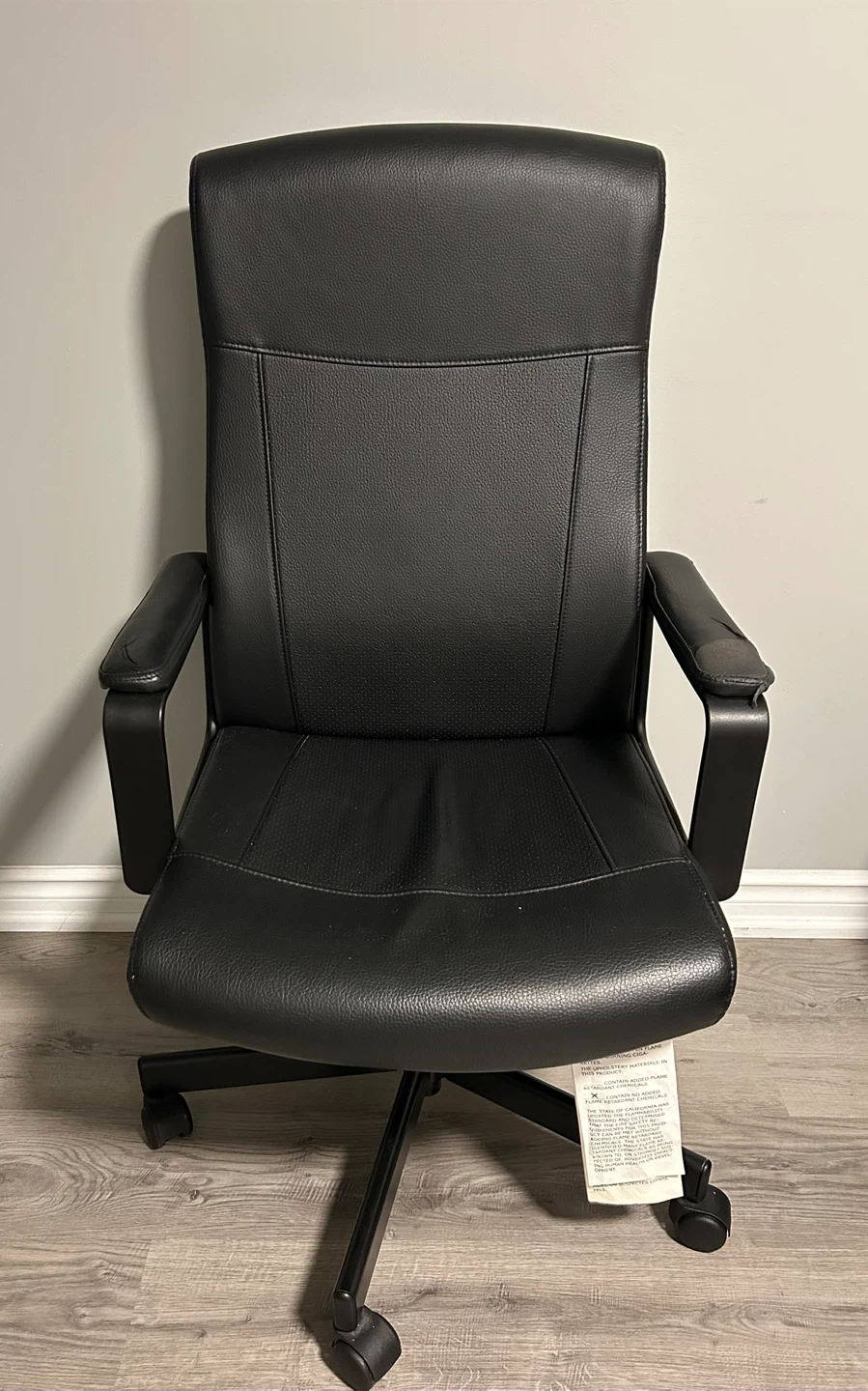 Black Leather Office Chair