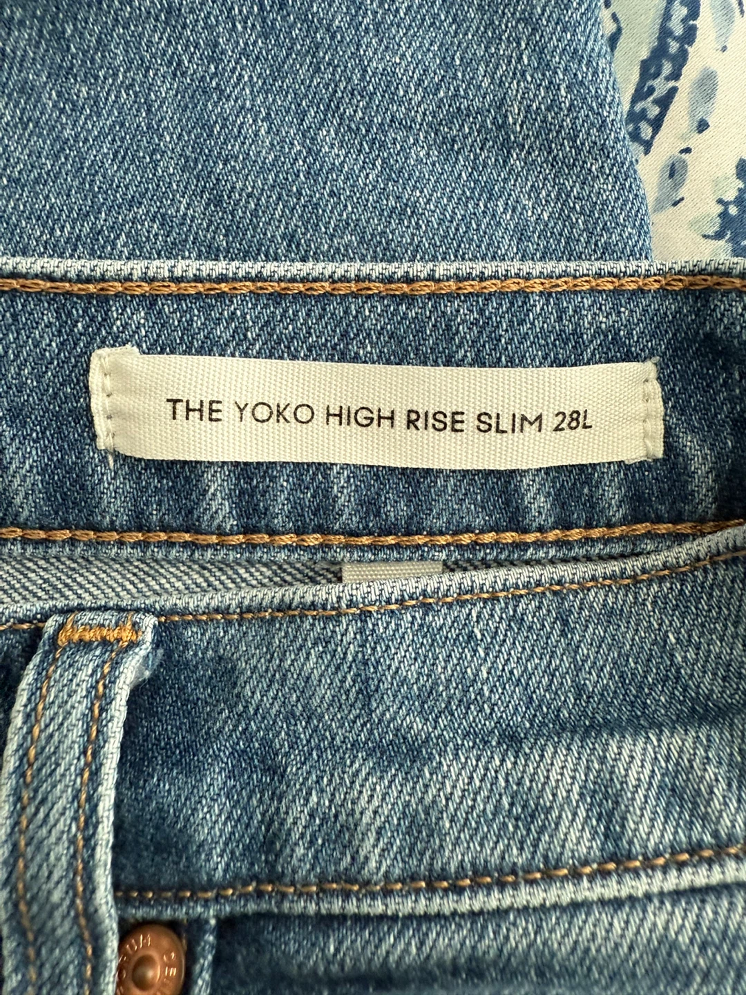 Aritzia Denim Forum The Yoko High Rise Slim Jeans - Size 28 - photo 2