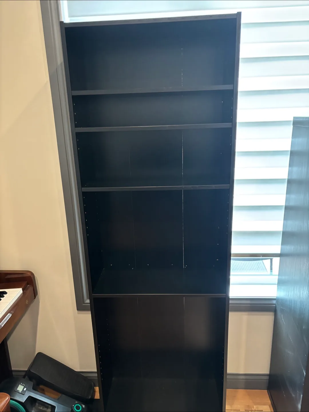 Ikea Billy Bookshelf - black adjustable shelves thumbnail