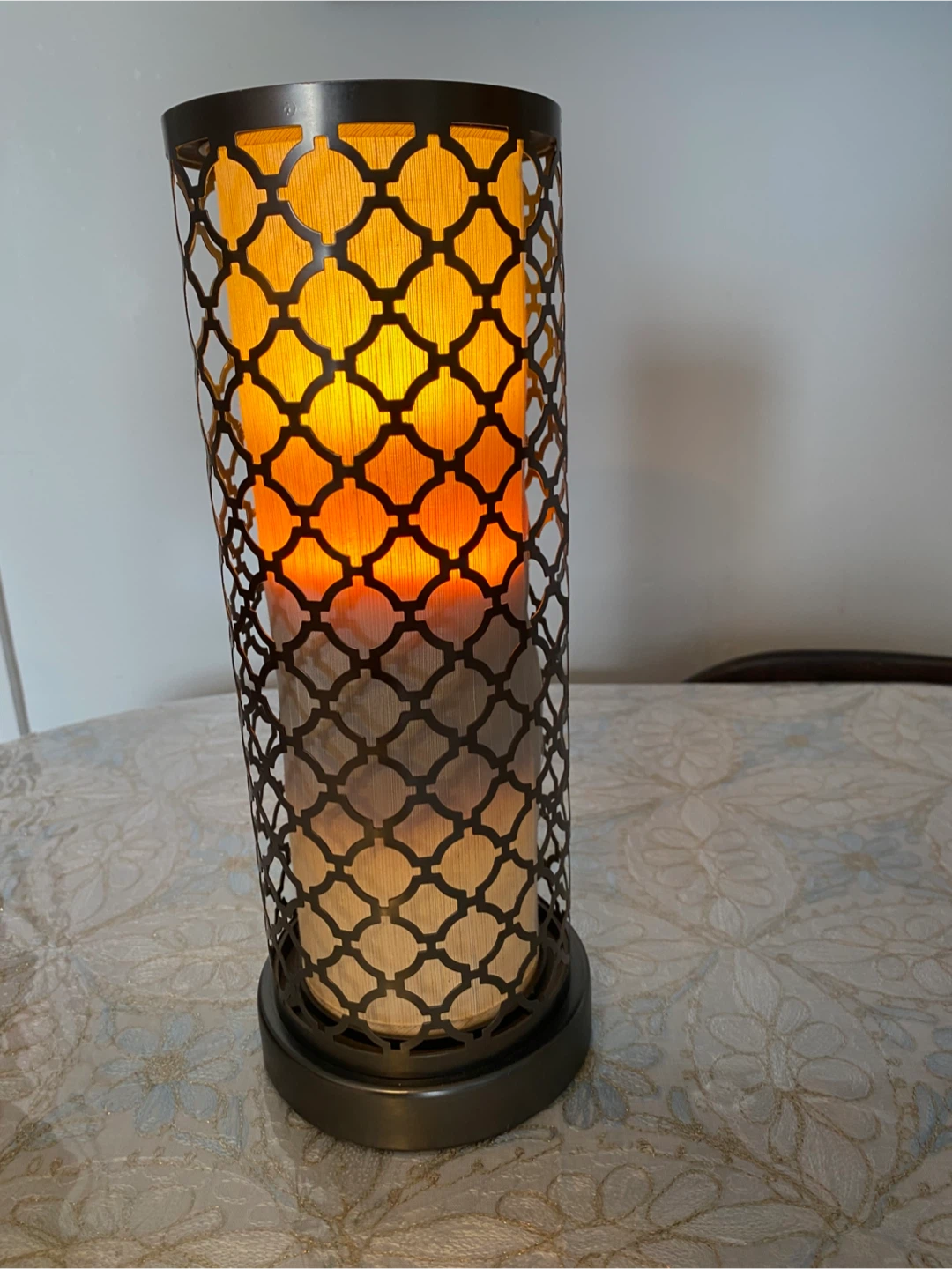 Bouclair Metal & Fabric Table Lamp