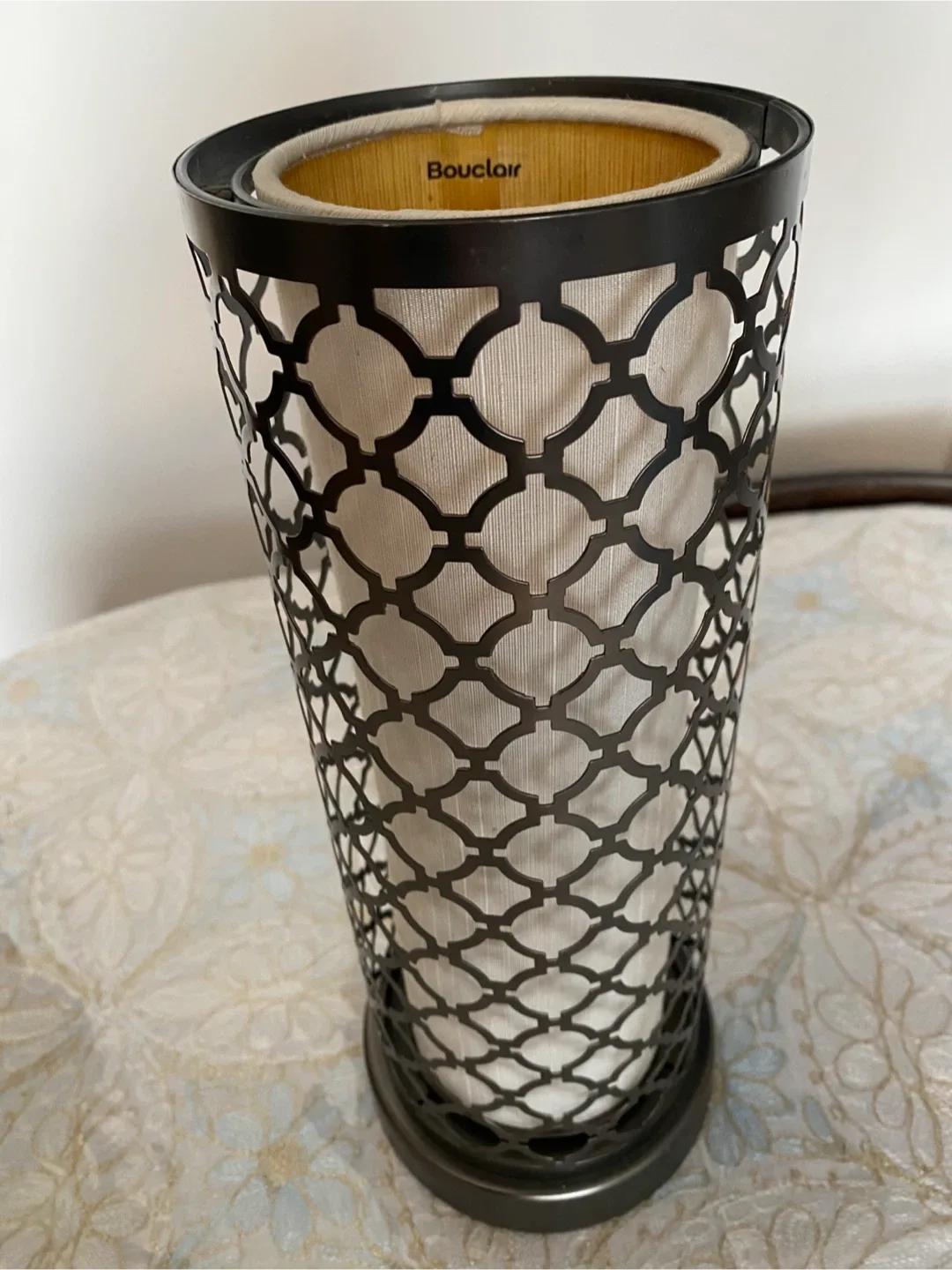 Bouclair Metal & Fabric Table Lamp image indicator(4)