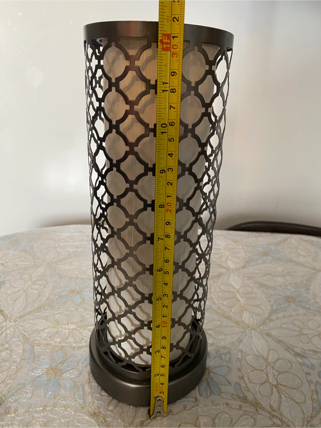 Bouclair Metal & Fabric Table Lamp - photo 5