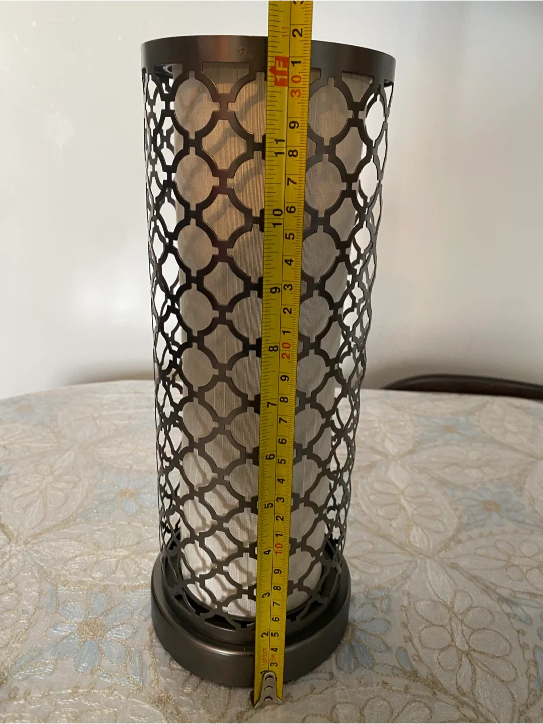 Bouclair Metal & Fabric Table Lamp image indicator(5)