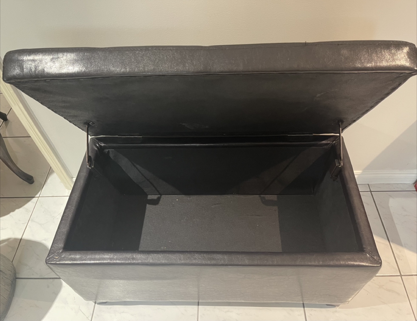 Brown Storage Ottoman - photo 3
