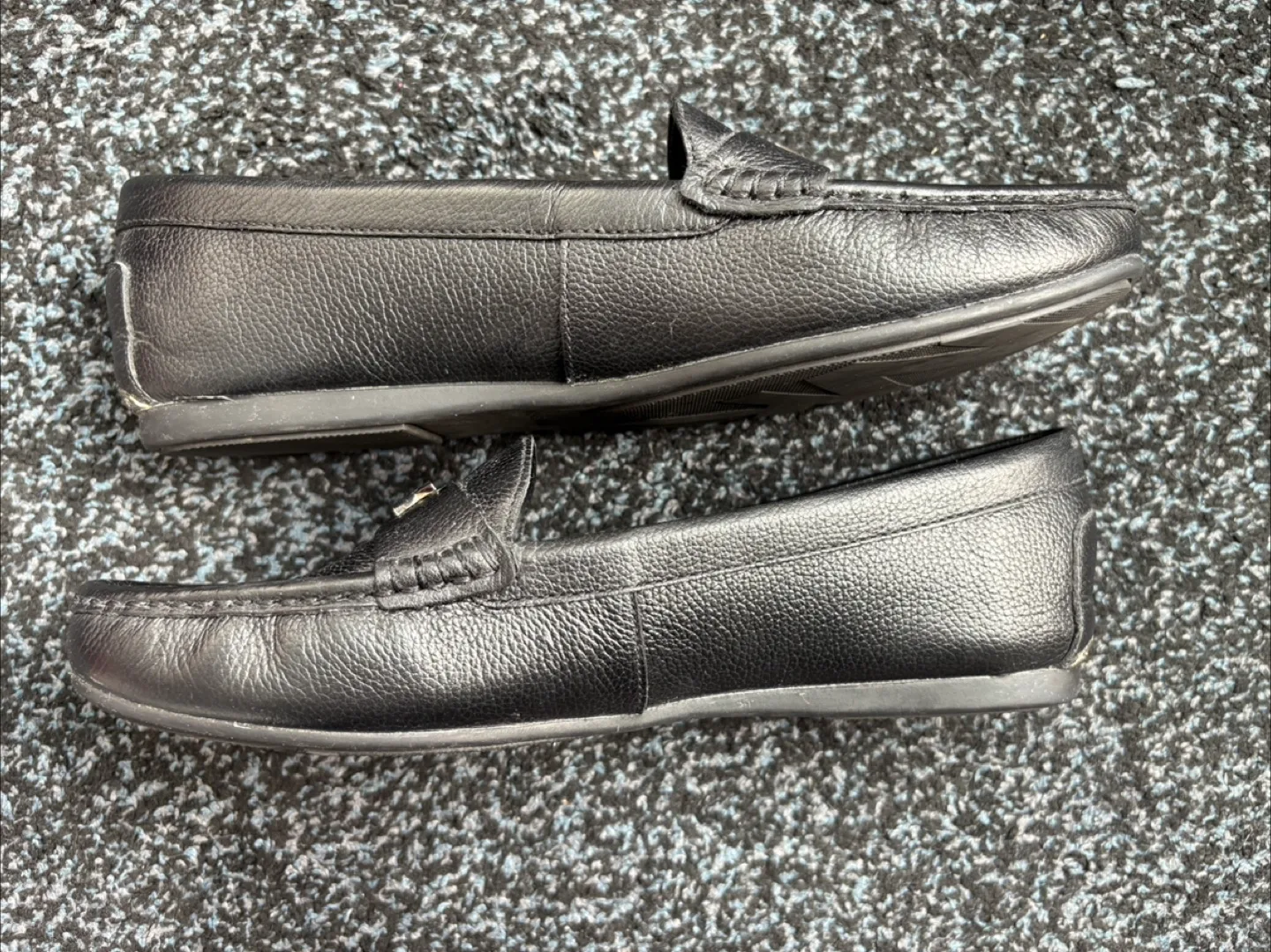 Michael Kors Black Leather Loafers - Women’s image indicator(5)