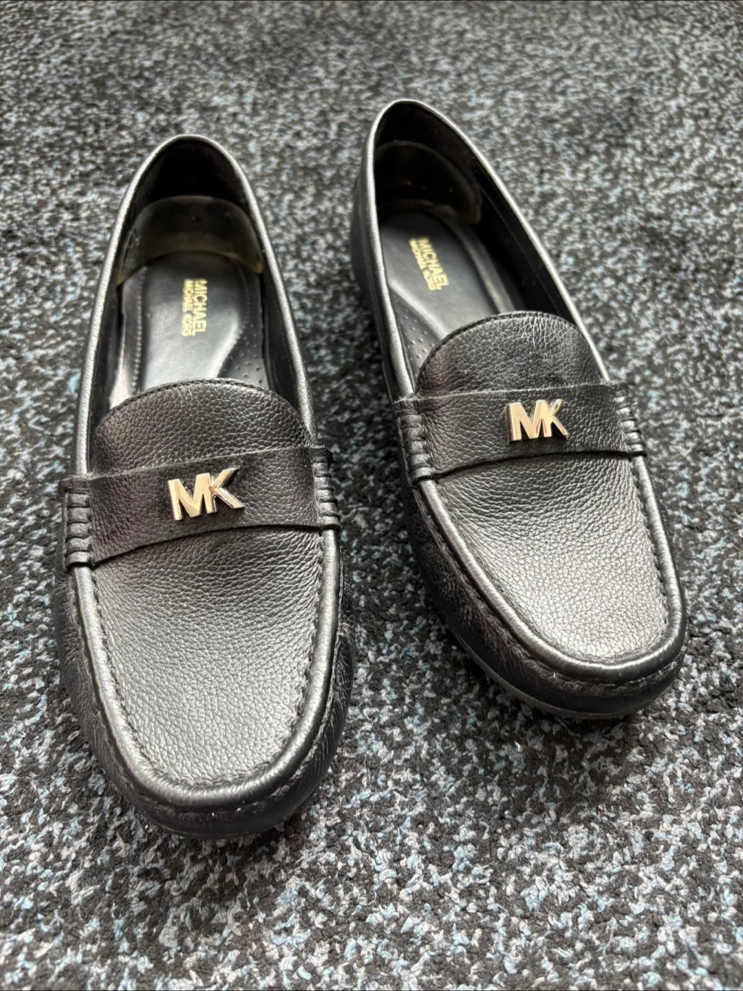 Michael Kors Black Leather Loafers - Women’s thumbnail