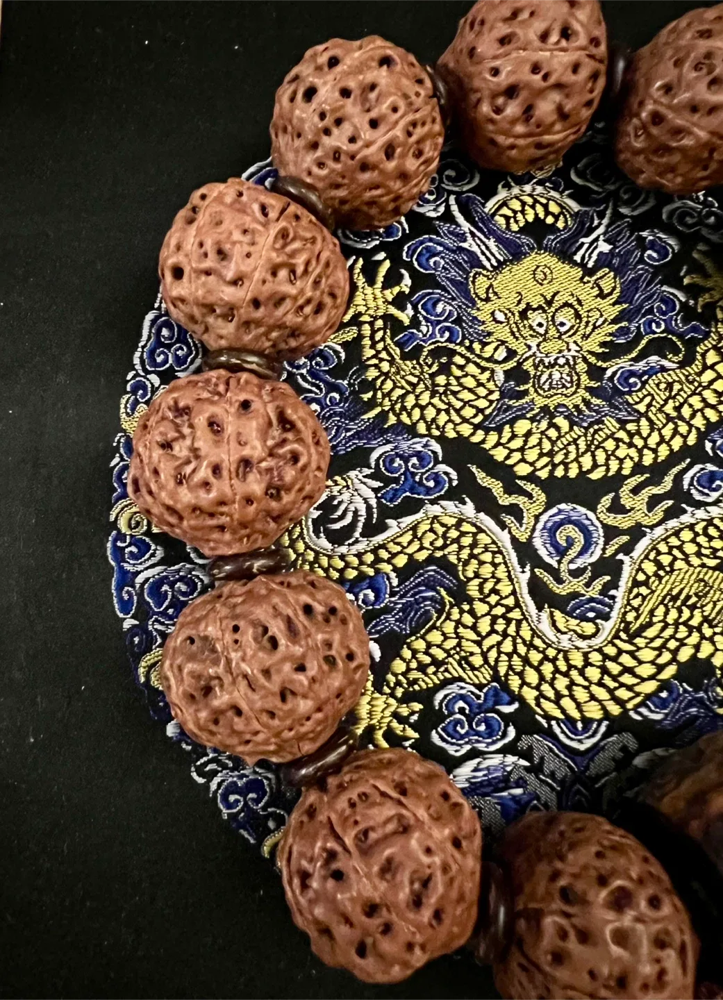 Extra Large Rudraksha Seed Prayer Beads image indicator(5)