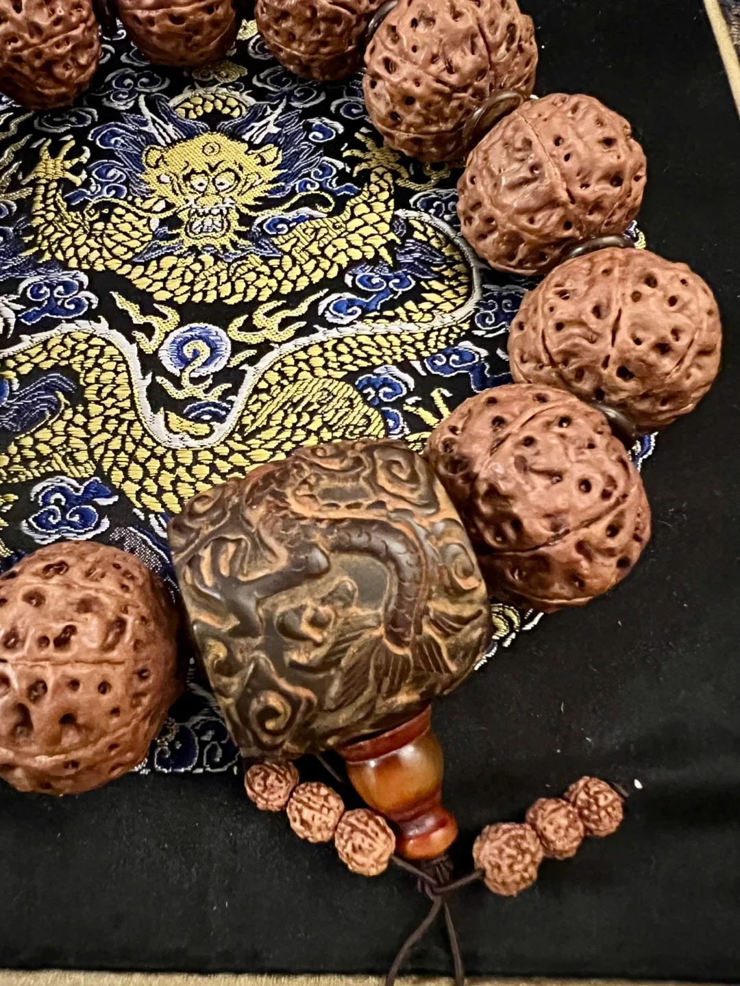 Extra Large Rudraksha Seed Prayer Beads image indicator(7)