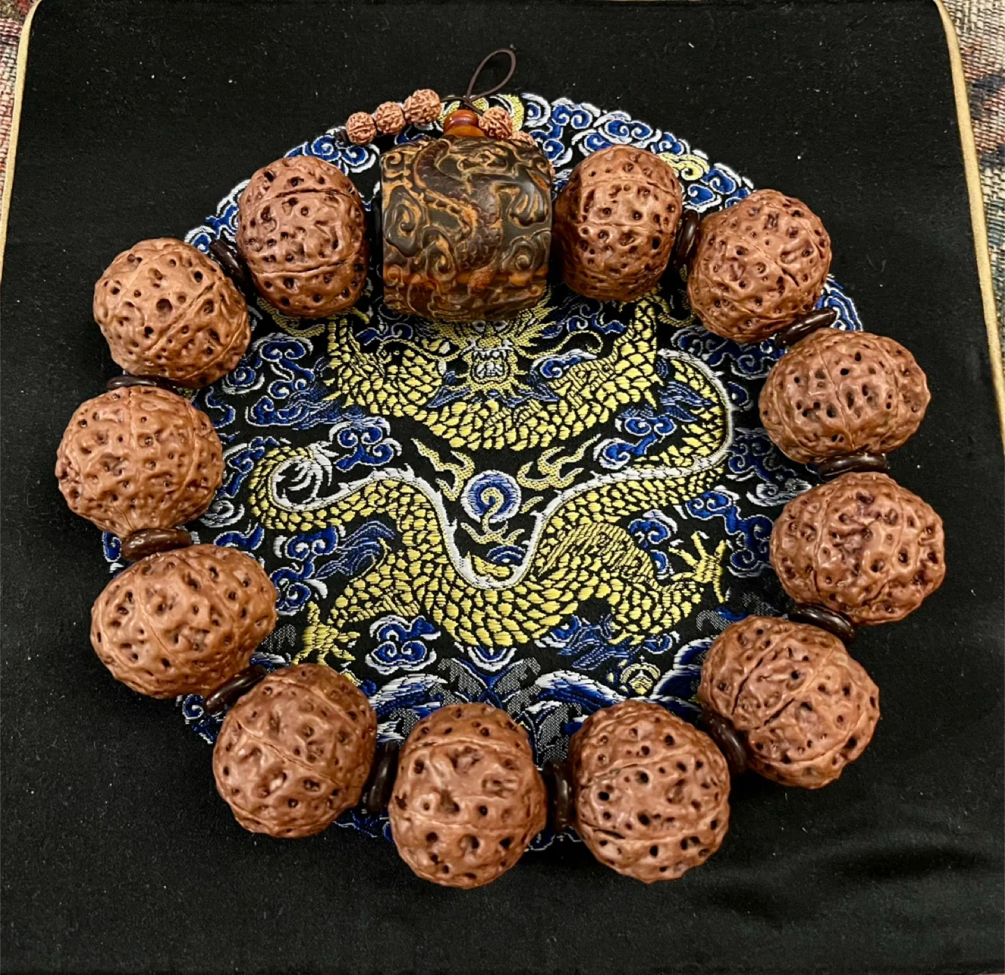 Extra Large Rudraksha Seed Prayer Beads image indicator(2)