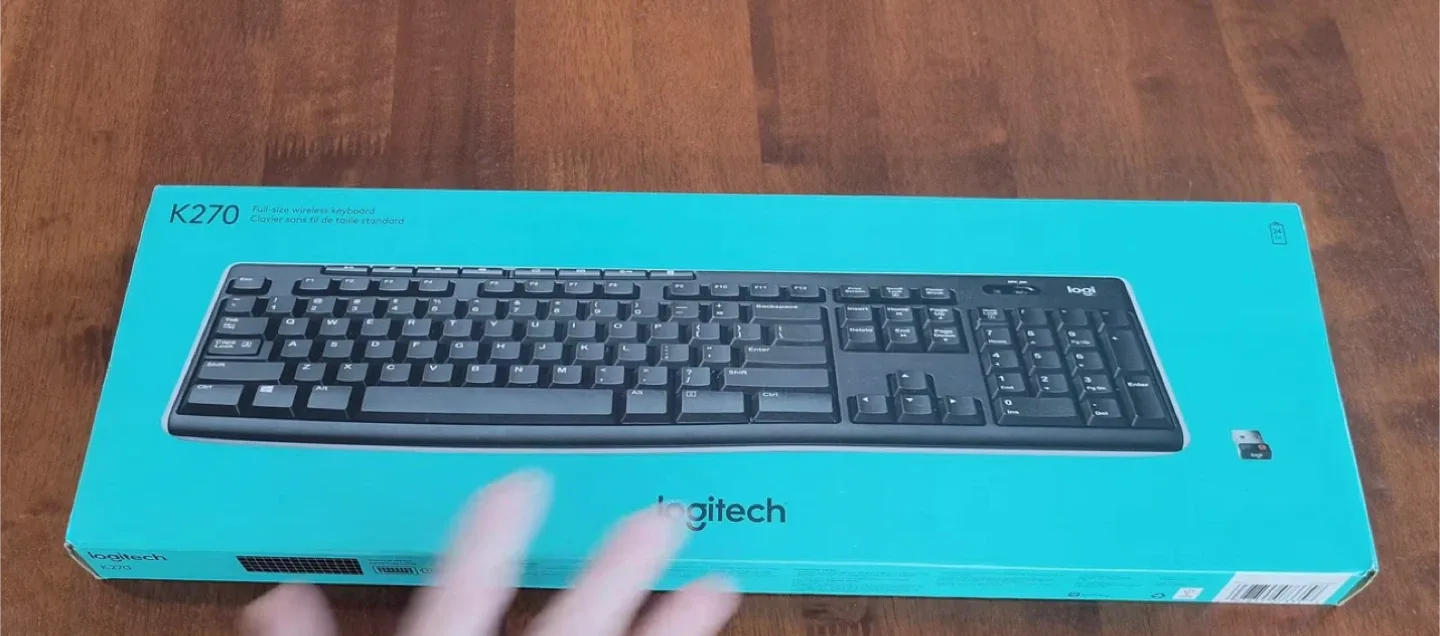 Logitech Wireless Keyboard and Mouse k270 image indicator(3)