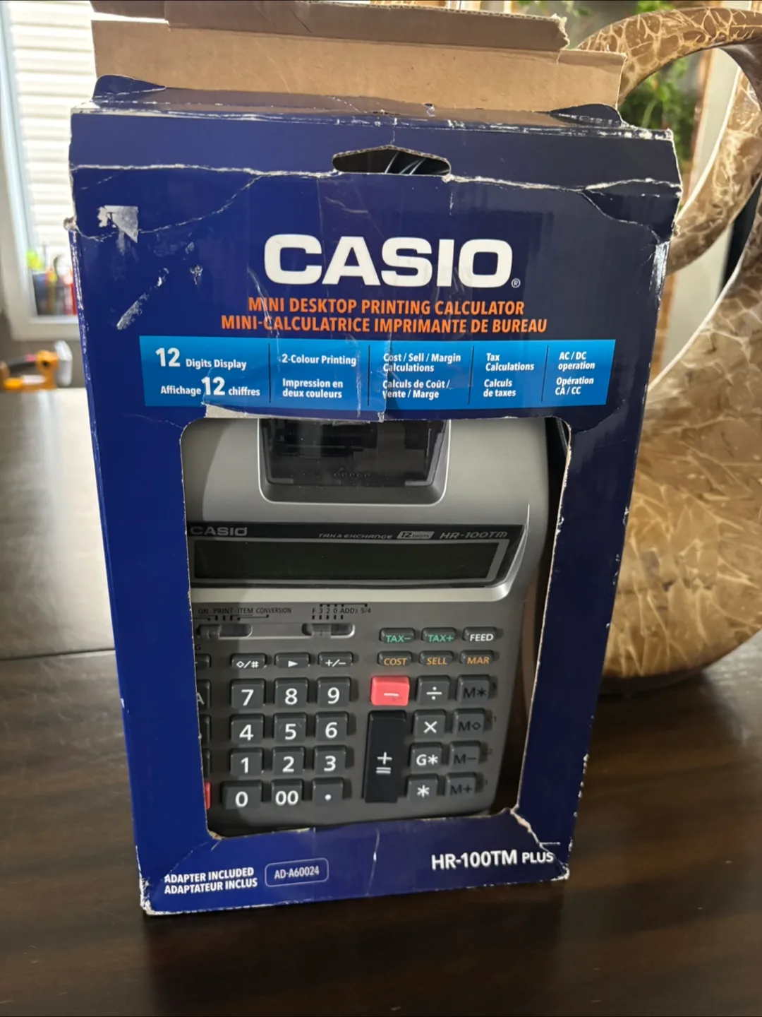 Casio HR-100TM PLUS Mini Desktop Printing Calculator thumbnail