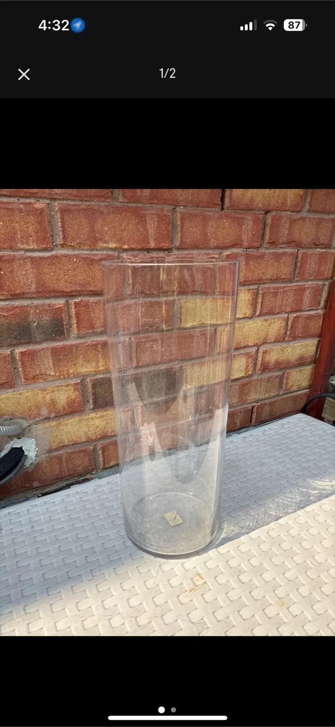 Large Glass Vase 🥕 thumbnail