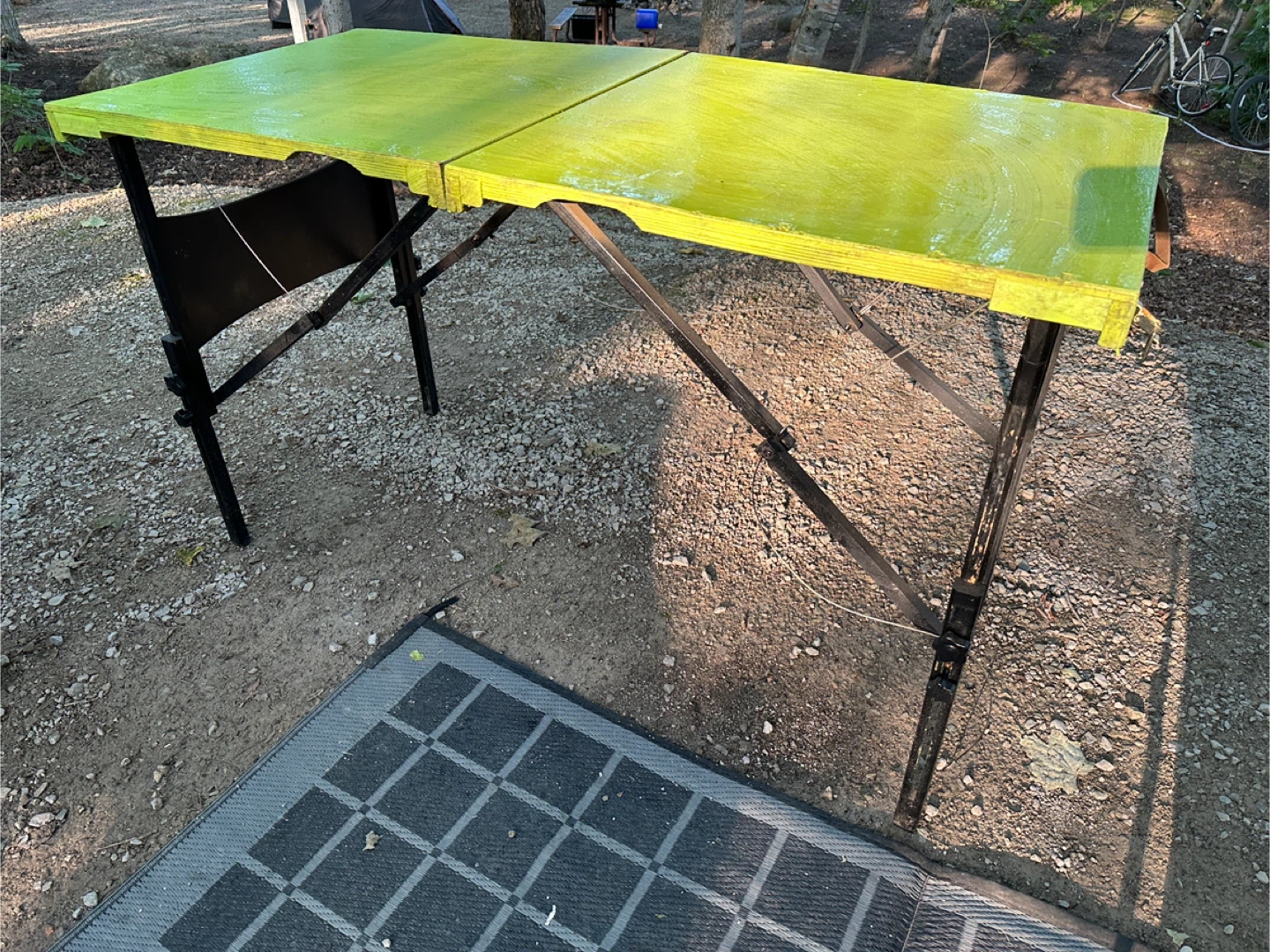 Customer Wood Folding camping Table