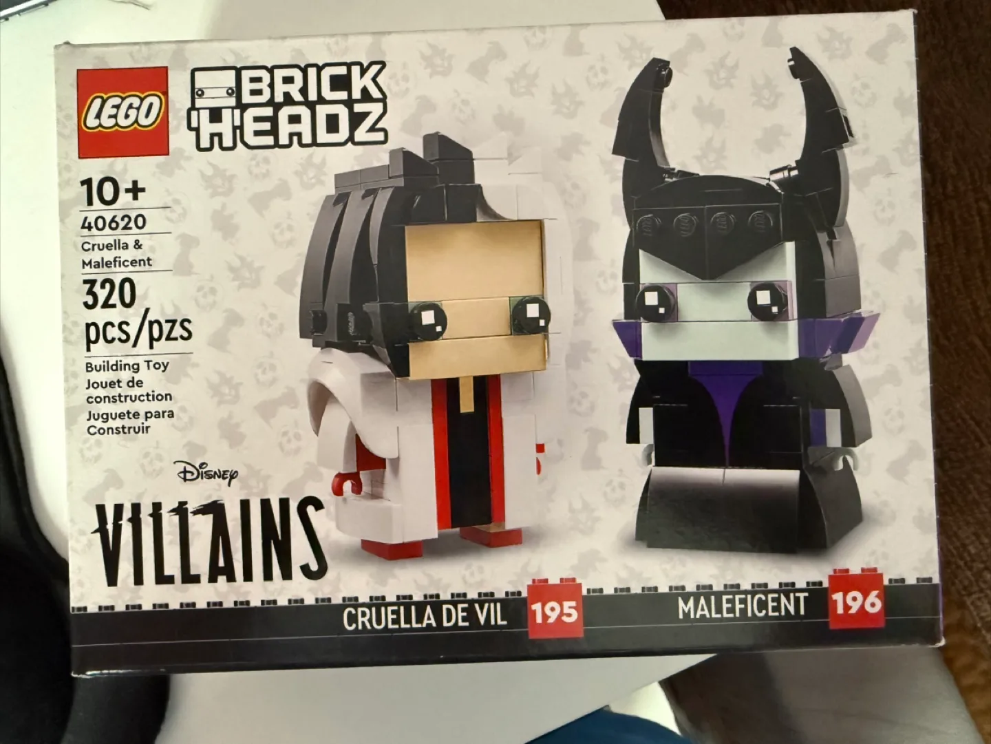LEGO BrickHeadz Disney Villains Cruella & Maleficent 40620 thumbnail
