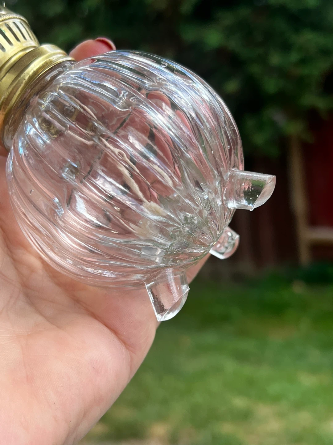 Vintage Miniature Oil Lamp - photo 2