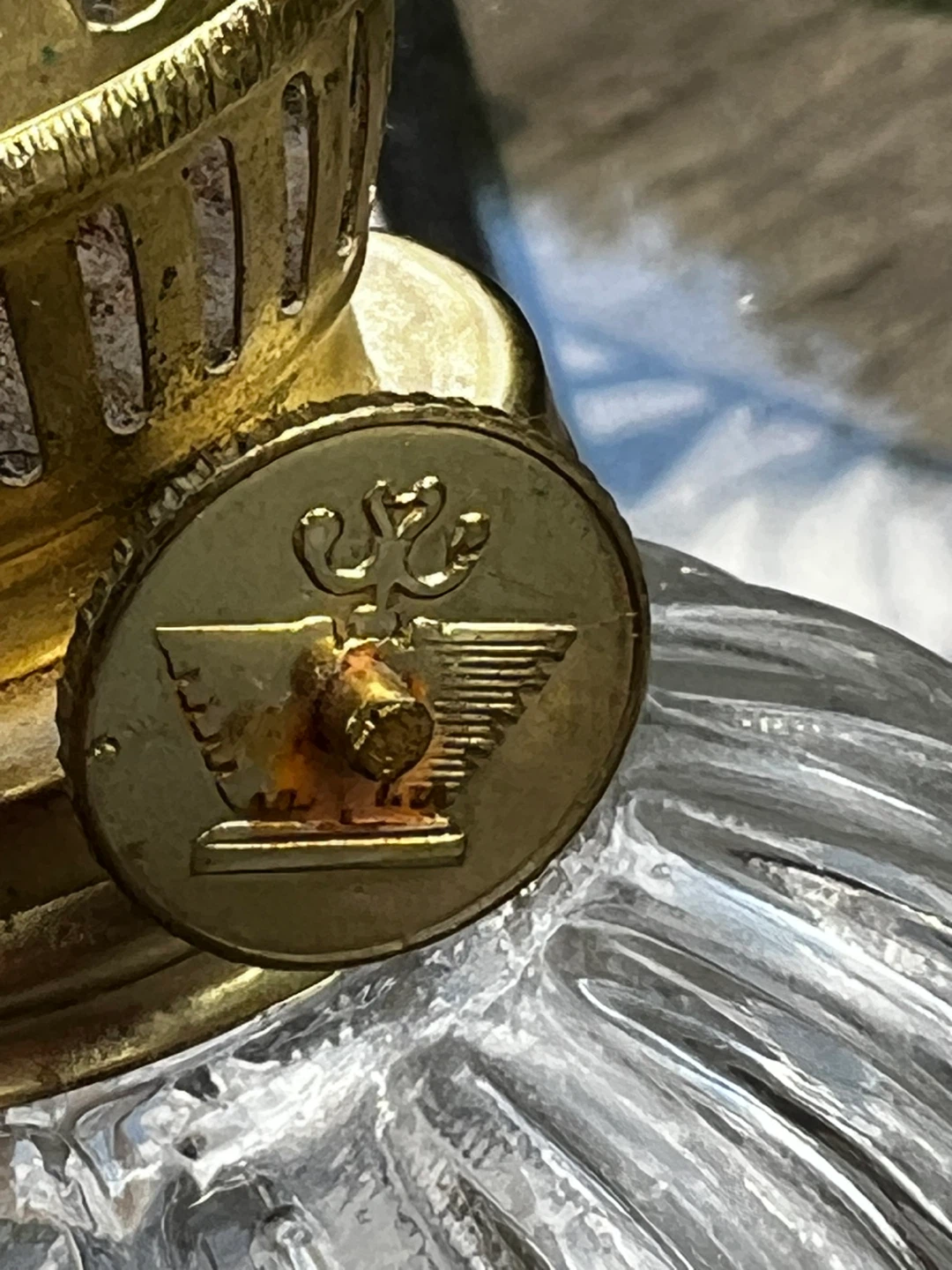 Vintage Miniature Oil Lamp - photo 4