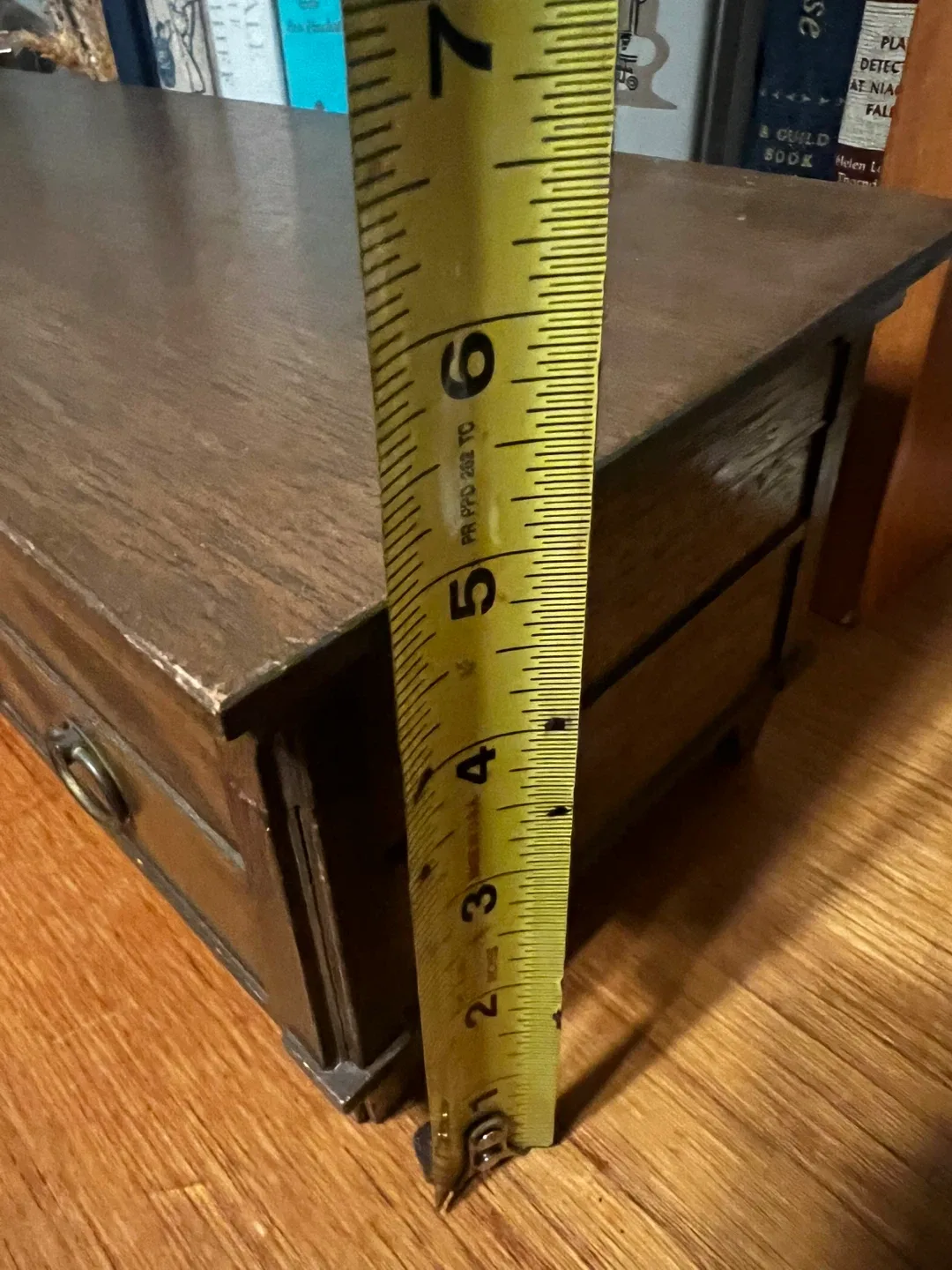 Vintage Wooden Jewelry Box with Mirror image indicator(6)