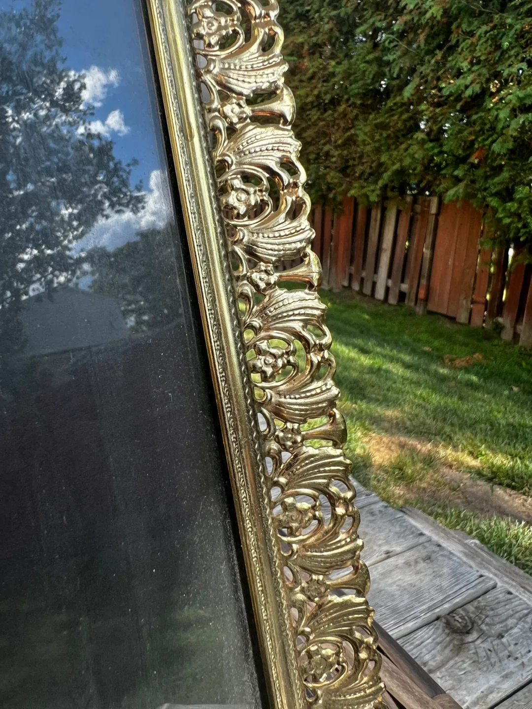 Ornate Gold Picture Frame image indicator(3)