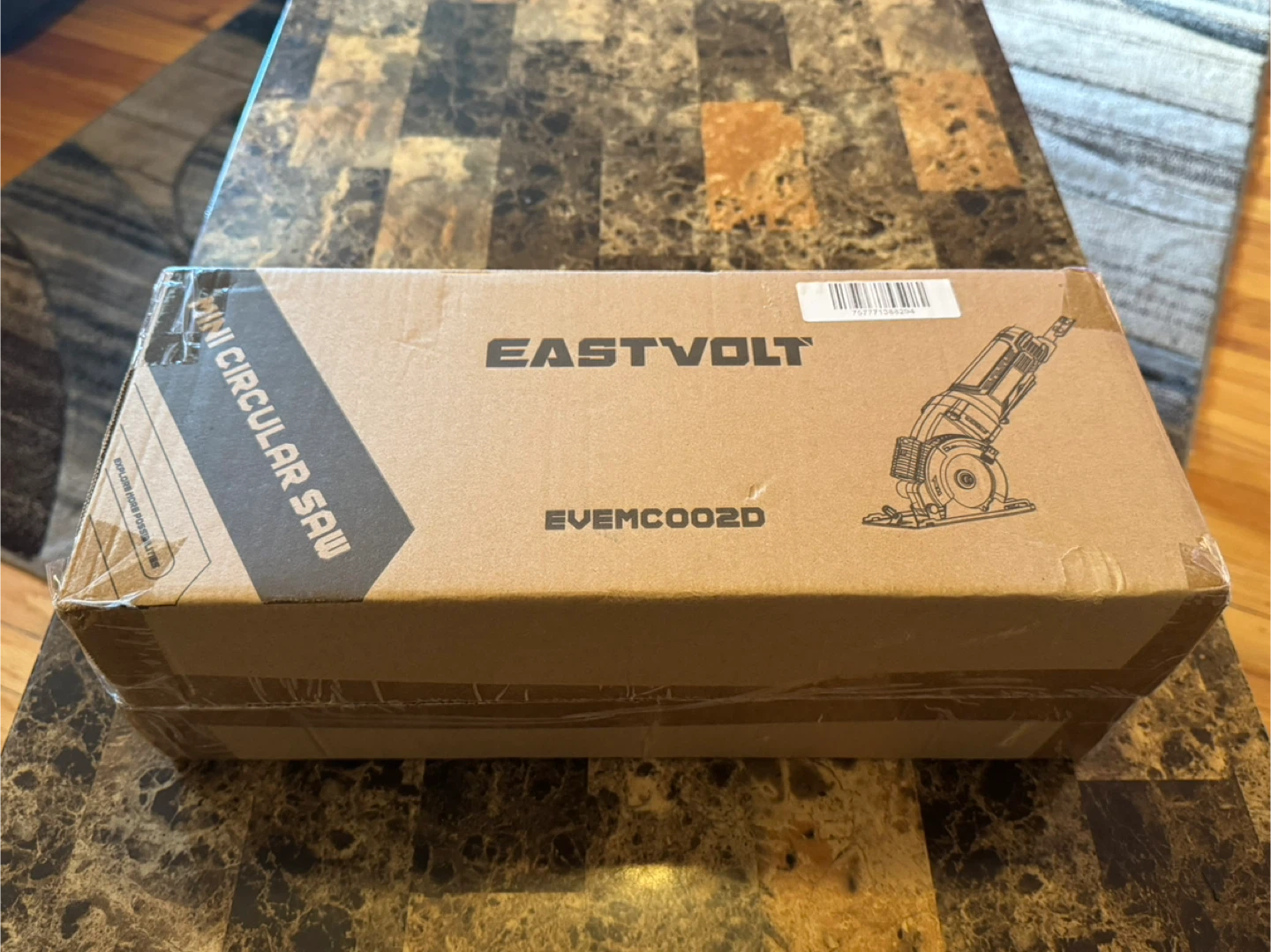 EASTVOLT EVEMC002D Mini Circular Saw w/ Blades